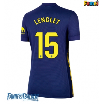 Atletico Madrid Clement Lenglet #15 Tricou Fotbal Replică 2025-26 Femei Deplasare
